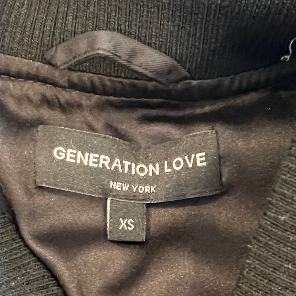 GENERATION LOVE Black Pearl Women's Jacket Size XS - Picture 2 of 11